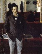 Gustave Caillebotte Inside cafe Spain oil painting artist